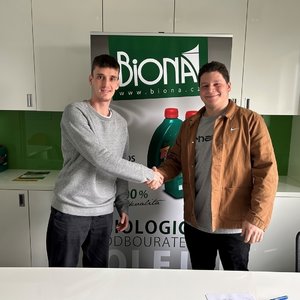 Nové spolupráce mezi Bionou a Timbersport závodníkem Matyášem Klímou